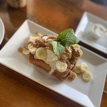 Untoasted - Banana Dulce de Leche French Toast - Breakfast & Brunch Near Me - Hallandale Beach, Florida Untoasted - Banana Dulce de Leche French Toast - Breakfast & Brunch Near Me - Hallandale Beach, Florida