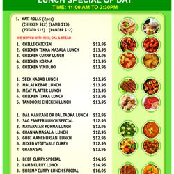 Ambadi Kebab And Grill - Lunch special