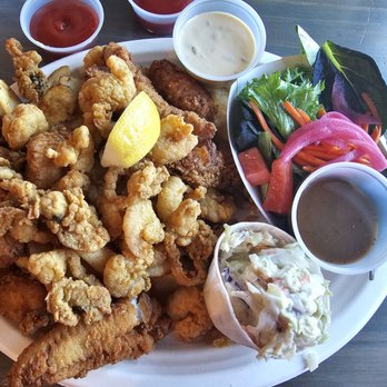 Sundrenched - Fisherman's platter - Seafood Near Me - Bailey Island, Maine