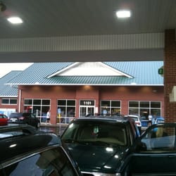 Bp Gas Station - Front of convenience store as viewed from the gas pump