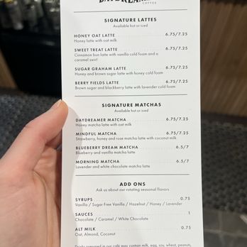 Daydreamer Coffee - menu - Coffee & Tea Near Me - Atlanta, Georgia Daydreamer Coffee - menu - Coffee & Tea Near Me - Atlanta, Georgia