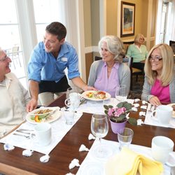 Park Place of St John Continuing Care Senior Community - At Park Place, you get an opportunity to eat delicious meals with your friends every day, and you don't have to leave the house!