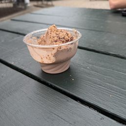 large soft serve with reese's large soft serve with reese's