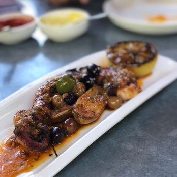 Bravas Bar de Tapas - Octopus , Fingerlings , Smoked Paprika , and Olives - Spanish Near Me - Healdsburg, California
