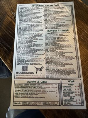 Menu photo 5 Dogfish Head Brewings & Eats Rehoboth Beach, DE