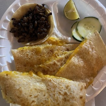 Tony’s Tacos & Catering - Cheese Quesadilla w/ Asada Taco - Caterers Near Me - Merced, California Tony’s Tacos & Catering - Cheese Quesadilla w/ Asada Taco - Caterers Near Me - Merced, California