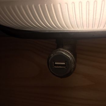 Bear's Smokehouse - Cool little phone charging ports under the lights at every booth table - Barbeque Near Me - New Haven, Connecticut Bear's Smokehouse - Cool little phone charging ports under the lights at every booth table - Barbeque Near Me - New Haven, Connecticut