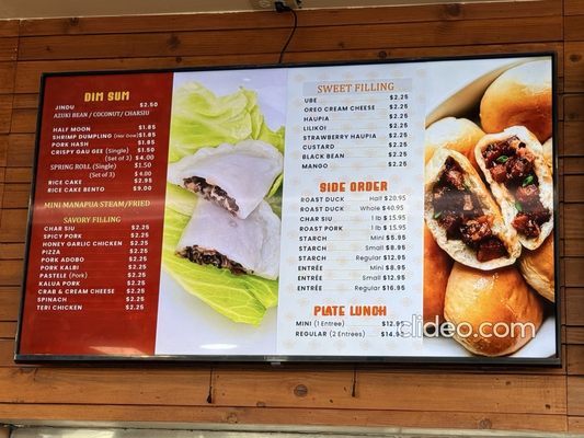 Menu photo 2 Aloha Island Manapua Waipahu, HI Menu photo 2 Aloha Island Manapua Waipahu, HI