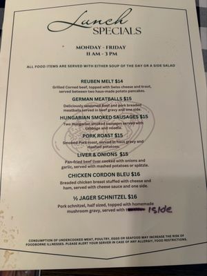 Menu photo 1 Das Schnitzel Haus Parma, OH