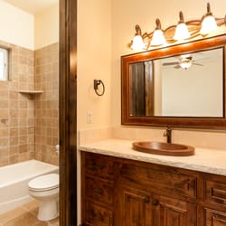 The Red Barn - Belcaro 4Lt. Vanity for a lake house project we worked on.