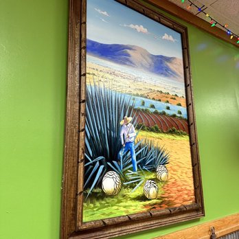 Valencia Mexican Restaurant - a painting of a man playing golf - Mexican Near Me - Vandalia, Missouri Valencia Mexican Restaurant - a painting of a man playing golf - Mexican Near Me - Vandalia, Missouri