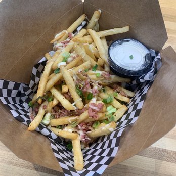 Slice And Scoop - fully loaded fries - Pizza Near Me - Smithfield, Rhode Island
