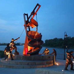 Monument to Labor Sculpture - From artist's website.