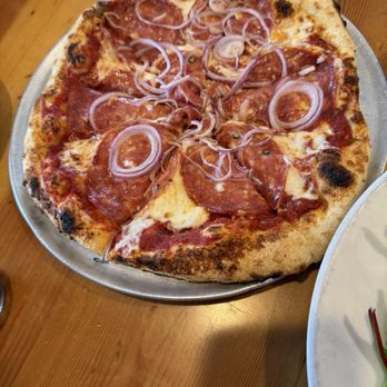 High Alpine Brewing - Diavolo pizza was crispy and fresh. - Pizza Near Me - Gunnison, Colorado