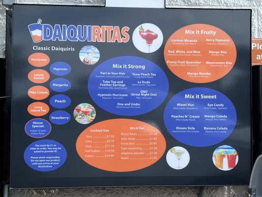 Menu photo 2 DaiquiRitas Houston, TX Menu photo 2 DaiquiRitas Houston, TX