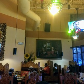 Azteca Mexican Restaurant - decor and a TV - Mexican Near Me - Charlotte, North Carolina