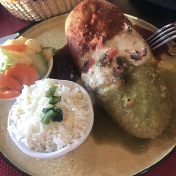 Sabor A Oaxaca - Chile Relleno deep fried in masa. - Mexican Near Me - Rancho Cucamonga, California Sabor A Oaxaca - Chile Relleno deep fried in masa. - Mexican Near Me - Rancho Cucamonga, California