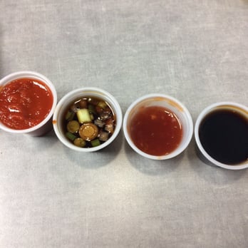 Red Rice - Sauces: sriracha, special sauce for the grilled meats, sweet n sour, and soy - Barbeque Near Me - Las Vegas, Nevada