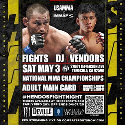 Dan Henderson's Athletic Fitness Center - Hendos Fight Night May 3rd. the MMA National championships will be hosted at our gym, visit hendoports.com to get your tickets today!