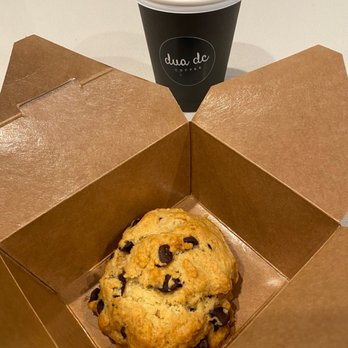 DUA DC Coffee - Kopi kedua and chocolate chip scone - Coffee & Tea Near Me - Washington, DC, District of Columbia