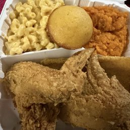 Chicken and Fish CORN BREAD MUFFINS MAC N CHEESE Chicken and Fish CORN BREAD MUFFINS MAC N CHEESE