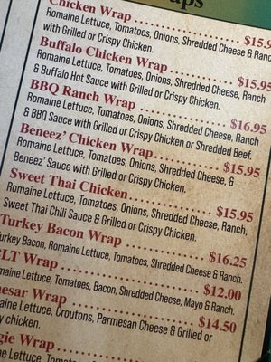 Menu photo 1 EbeneeZer's Eatery & Irish Pub Minot, ND