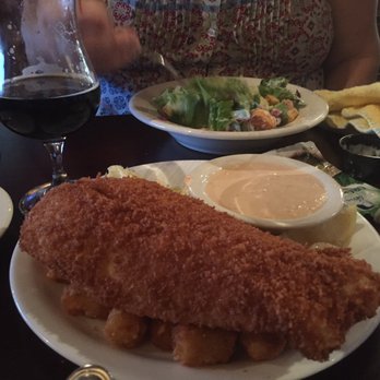 The Stein & Vine - That is a big piece of fish! - Bars Near Me - Brandon, Florida The Stein & Vine - That is a big piece of fish! - Bars Near Me - Brandon, Florida