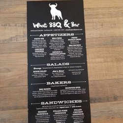 What BBQ & Bar - Menu