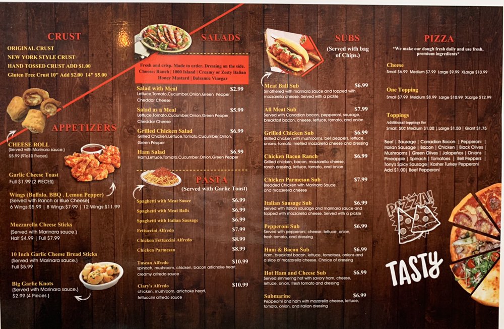 Tonys Pizza and Wings