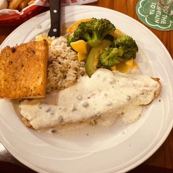 Rose's Bar and Grill - Grilled Halibut topped with Lemon-Caper Sauce - Seafood Near Me - Morro Bay, California Rose's Bar and Grill - Grilled Halibut topped with Lemon-Caper Sauce - Seafood Near Me - Morro Bay, California