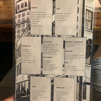 Bricks Corner - Spirits menu (August 2021) - Bars Near Me - Salt Lake City, Utah