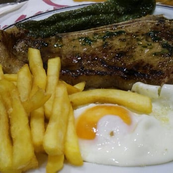 Noray - Chuletón de buey con la guarnición que ves 9€ - Bars Near Me - Vinaroz, CS