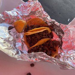 Cold taco hard tortilla
