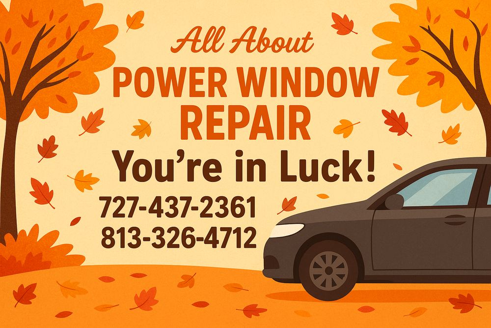 All About Power Window Repair
