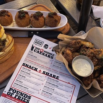 Hambrgr - Everything we ordered (The Biggie Mac, Great Balls of Fire, & Popcorn Chicken and Waffles) - Burgers Near Me - Hamilton, Ontario