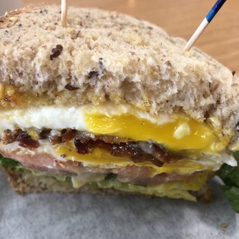Next Stop Brunch - Californian Sandwich - 2 eggs, bacon, lettuce, tomato, avocado, onion, Swiss on Multi-grain. So good! - Breakfast & Brunch Near Me - Estero, Florida Next Stop Brunch - Californian Sandwich - 2 eggs, bacon, lettuce, tomato, avocado, onion, Swiss on Multi-grain. So good! - Breakfast & Brunch Near Me - Estero, Florida