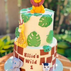 The Glorious Cake Lady - Wild Animal theme cake