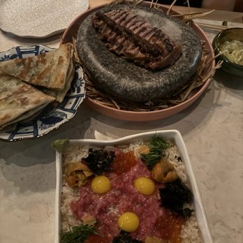 Brush Sushi - Smoked Duck and Toro uni ikura box - Japanese Near Me - Atlanta, Georgia