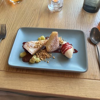 Cabrillo - Financier : Spanish peanut crumbles, thomcord jam, peanut butter ice cream - Breakfast & Brunch Near Me - Los Angeles, California