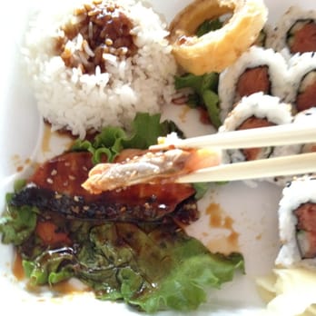 Aha Sushi - Super thin salmon - Sushi Bars Near Me - Lawrenceville, Georgia