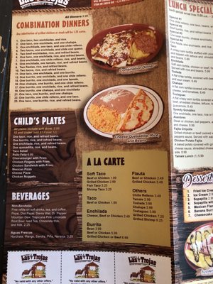 Menu photo 2 El Costal Tullahoma, TN
