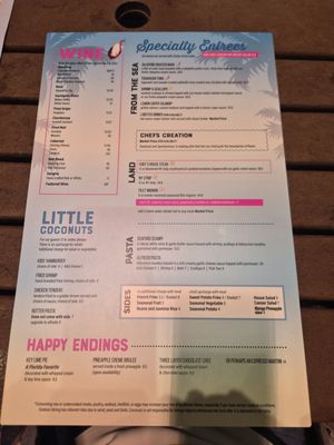 Menu photo 8 Coconuts On The Beach Cocoa Beach, FL Menu photo 8 Coconuts On The Beach Cocoa Beach, FL