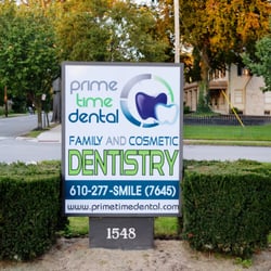 Prime Time Dental - outside sign
