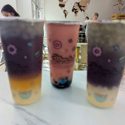 Trio of drinks