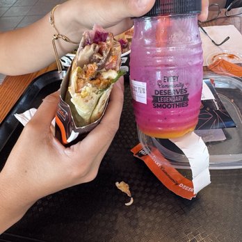 Shelby's Shawarma - Chicken shawarma wrap and passion fruit& Mango smoothie. - Middle Eastern Near Me - Windsor, Ontario Shelby's Shawarma - Chicken shawarma wrap and passion fruit& Mango smoothie. - Middle Eastern Near Me - Windsor, Ontario