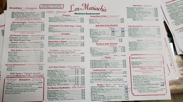 Menu photo 3 Los Mariachis Restaurant Brooklyn, NY