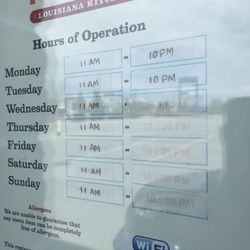 Popeyes Louisiana Chicken - Regular Popeyes Hours Of Operation (Closed right now due to covid-19)