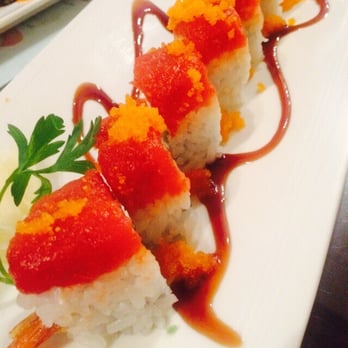 Osaka Sushi - Red Dragon Roll. - Japanese Near Me - Modesto, California Osaka Sushi - Red Dragon Roll. - Japanese Near Me - Modesto, California