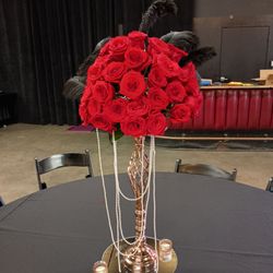Woods Florists - Red Rose Centerpiece