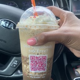 Black frozen coffee! It was disgusting! Black frozen coffee! It was disgusting!